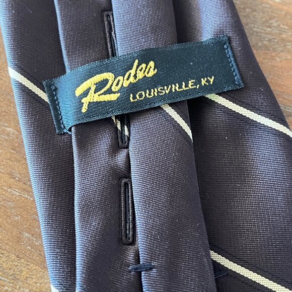 Vintage United Parcel Service (UPS) Clip On Tie - Made by Rodeo 21" Long - Picture 3 of 7